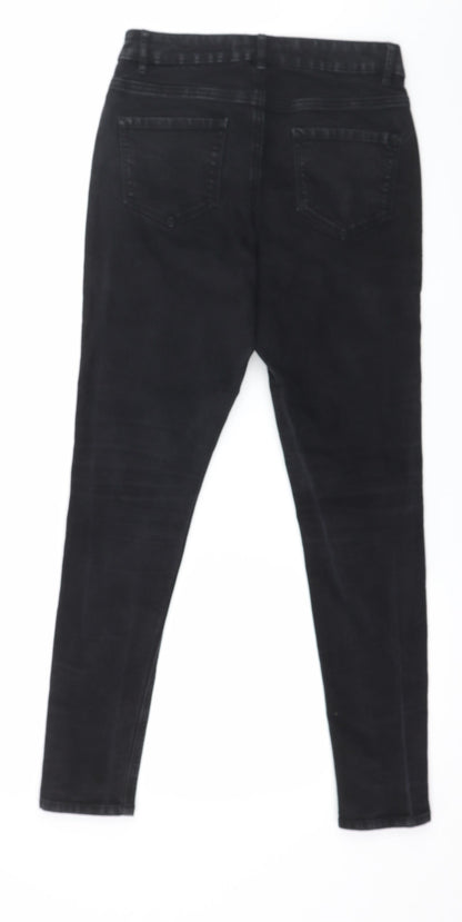 George Womens Black  Denim Skinny Jeans Size 10 L27 in