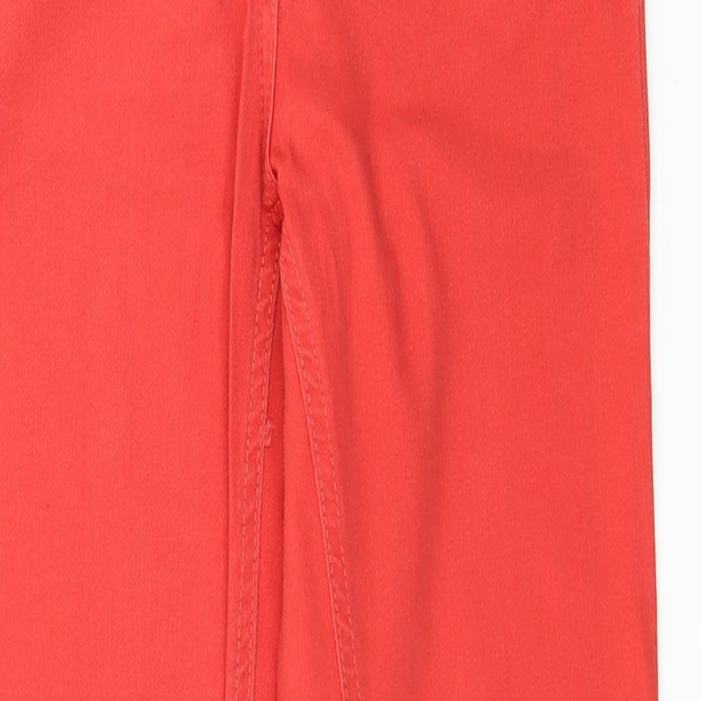Womens UK Size 8 Marks and Spencer Regular Fit Skinny Red Jeans
