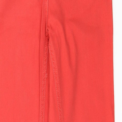 Womens UK Size 8 Marks and Spencer Regular Fit Skinny Red Jeans