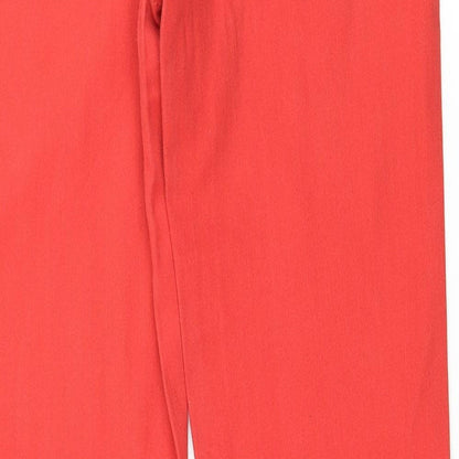 Womens UK Size 8 Marks and Spencer Regular Fit Skinny Red Jeans
