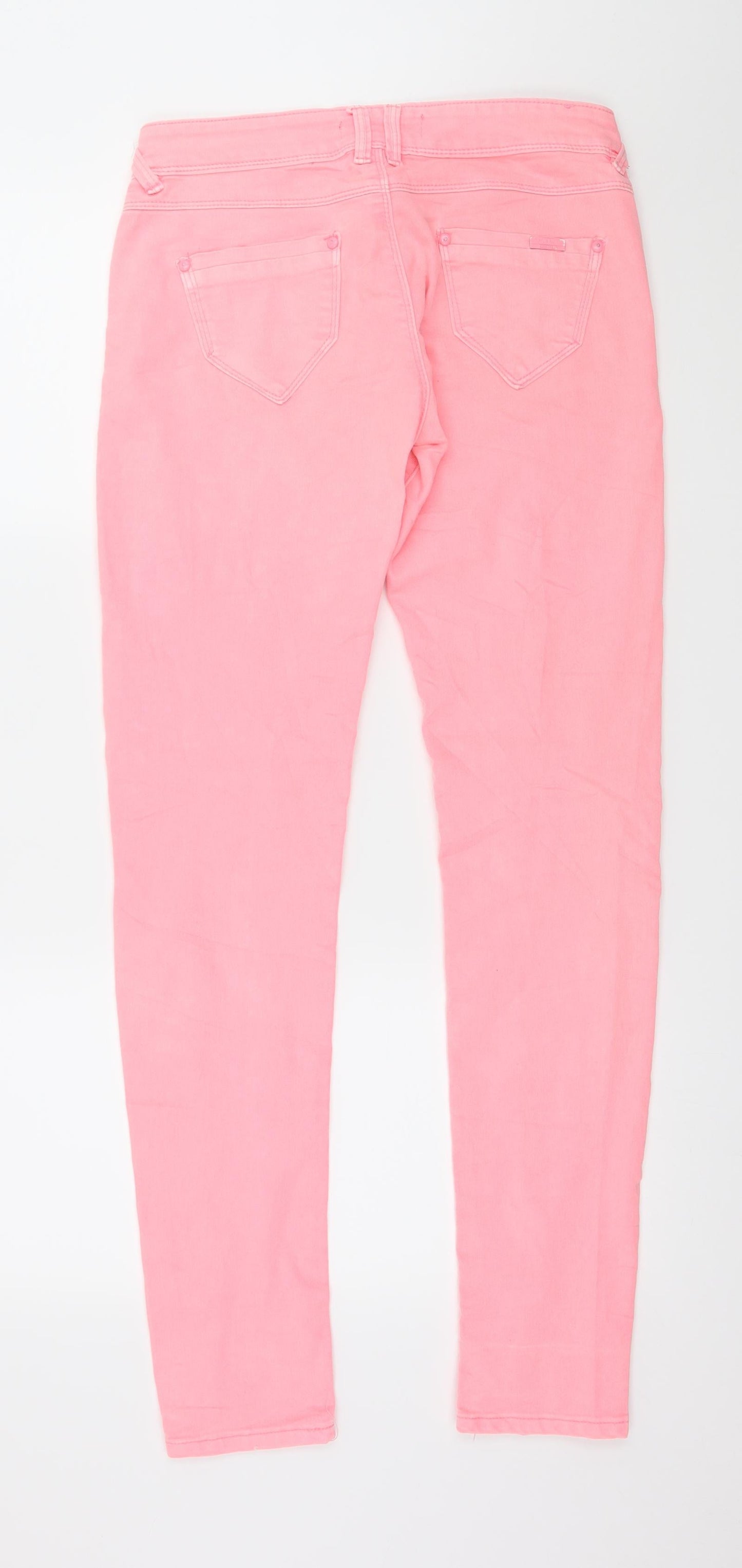 Swiss Womens Pink  Denim Skinny Jeans Size 8 L28 in