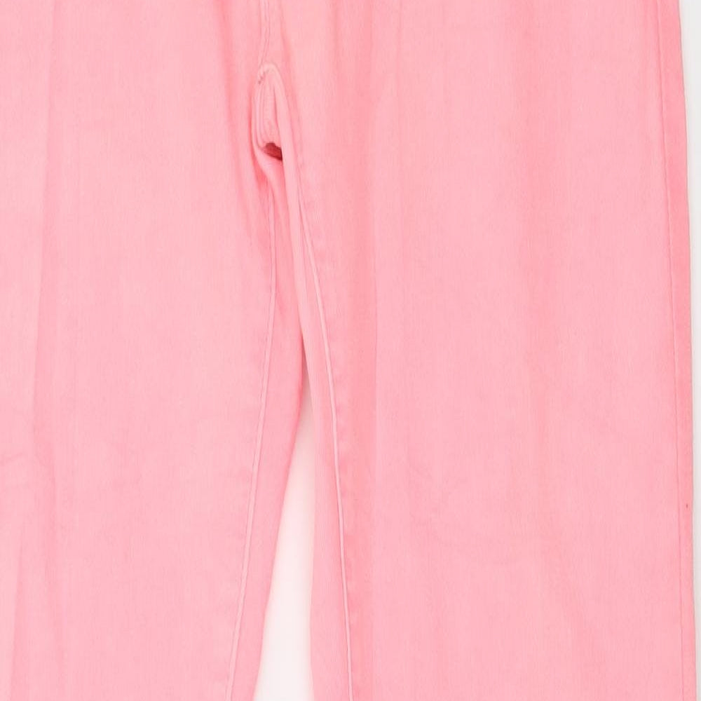 Swiss Womens Pink  Denim Skinny Jeans Size 8 L28 in