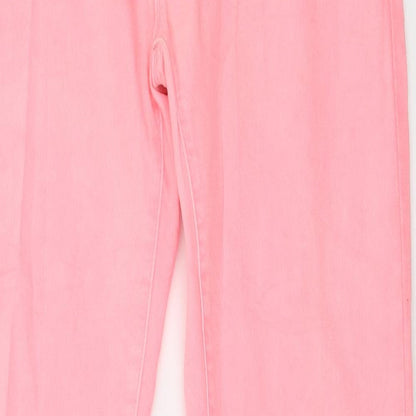Swiss Womens Pink  Denim Skinny Jeans Size 8 L28 in