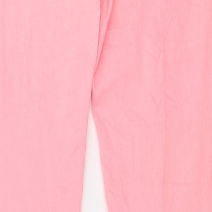 Swiss Womens Pink  Denim Skinny Jeans Size 8 L28 in