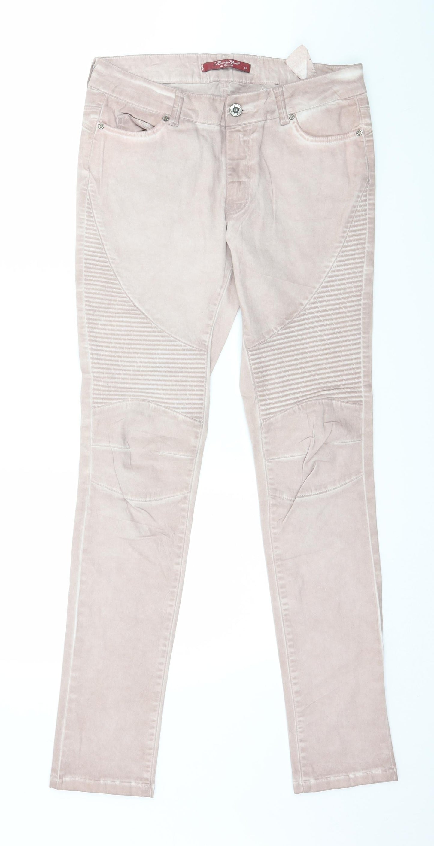 Booty Needs Womens Pink  Denim Skinny Jeans Size 8 L31 in