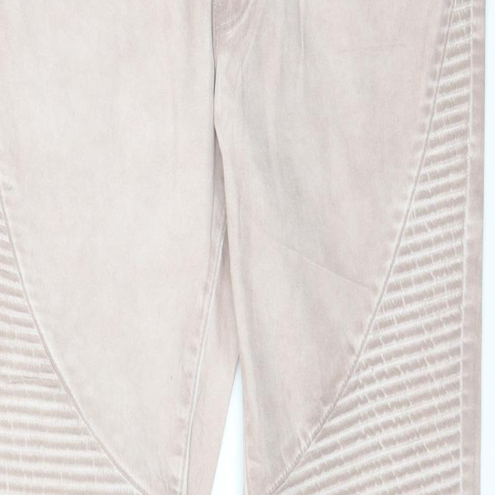 Booty Needs Womens Pink  Denim Skinny Jeans Size 8 L31 in