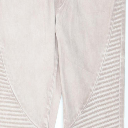 Booty Needs Womens Pink  Denim Skinny Jeans Size 8 L31 in