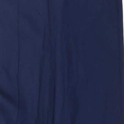 Womens UK Size 12 Marks and Spencer Regular Fit  Blue Trousers