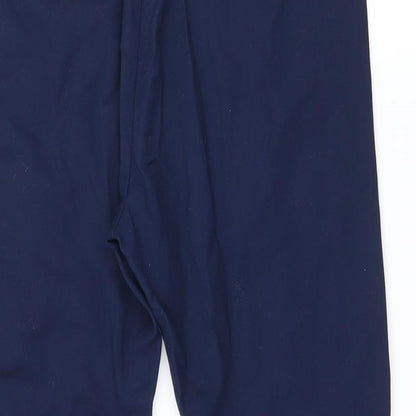 Womens UK Size 12 Marks and Spencer Regular Fit  Blue Trousers