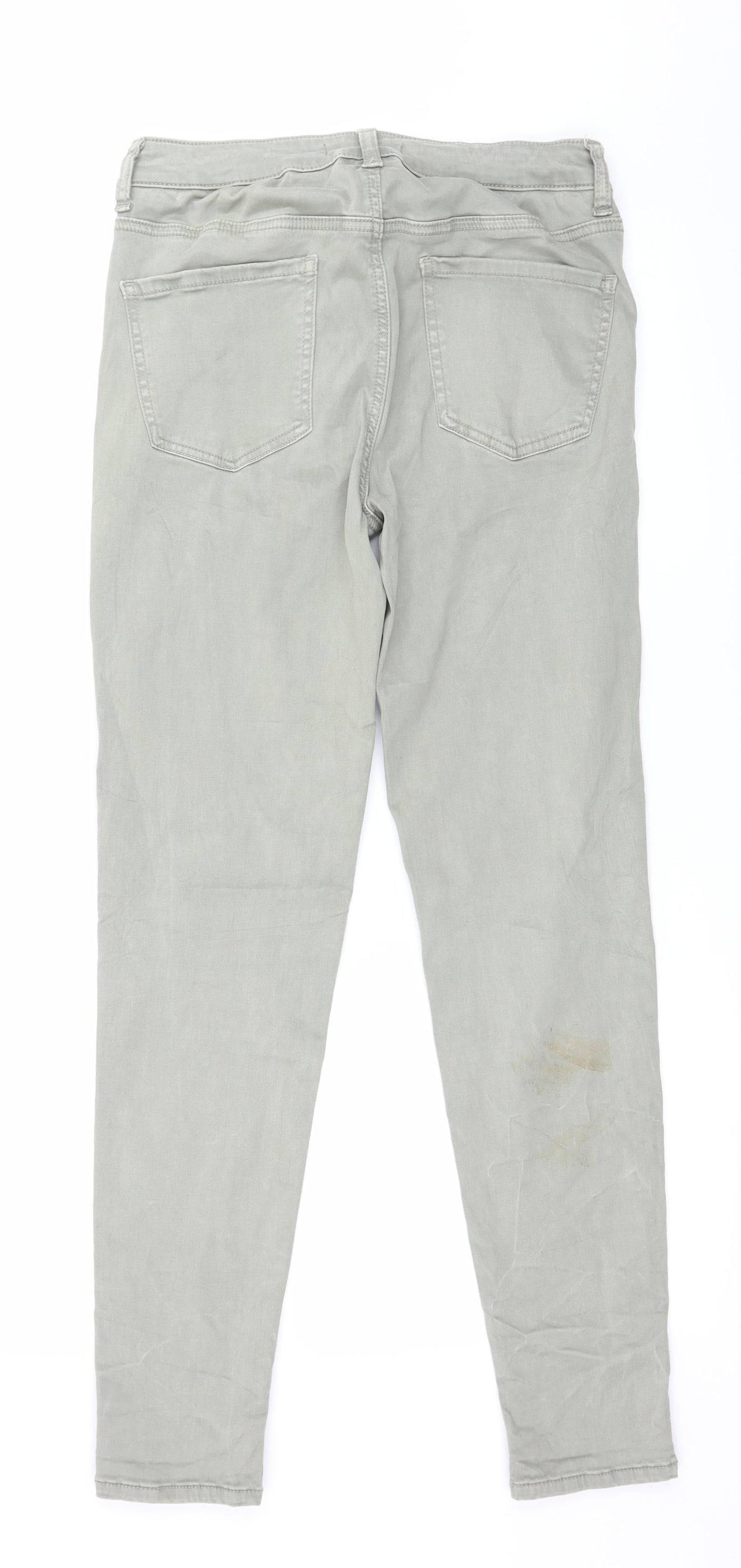 Find Womens Green   Trousers  Size 10 L29 in