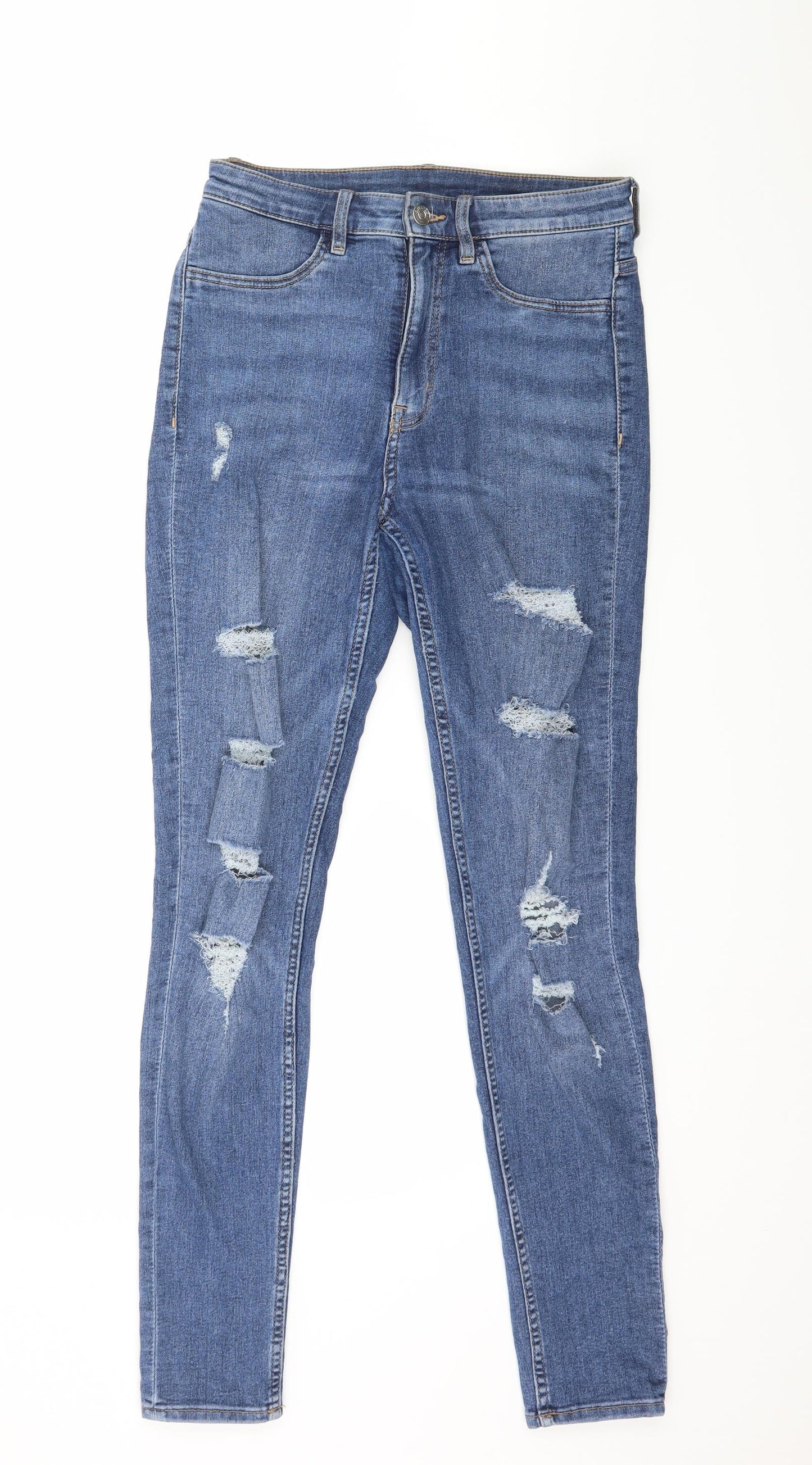 Divided by H&M Womens Blue  Denim Skinny Jeans Size 8 L28 in