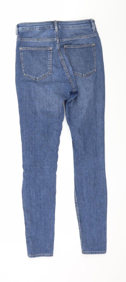 Divided by H&M Womens Blue  Denim Skinny Jeans Size 8 L28 in