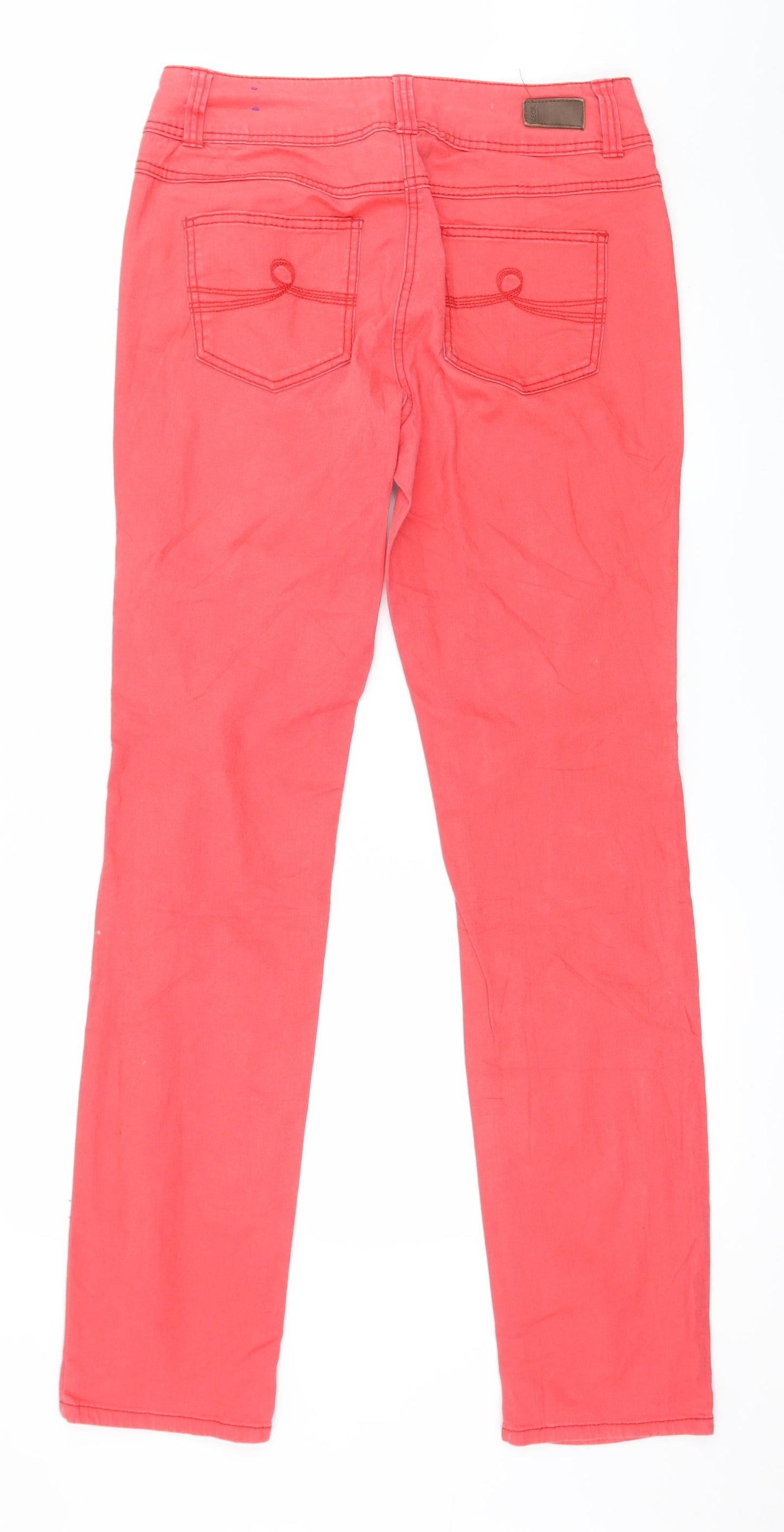 Cecil Womens Red  Denim Skinny Jeans Size 30 in L31 in