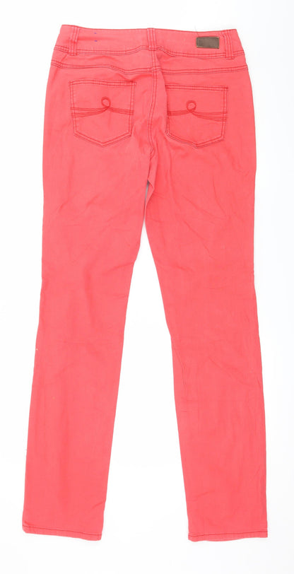 Cecil Womens Red  Denim Skinny Jeans Size 30 in L31 in