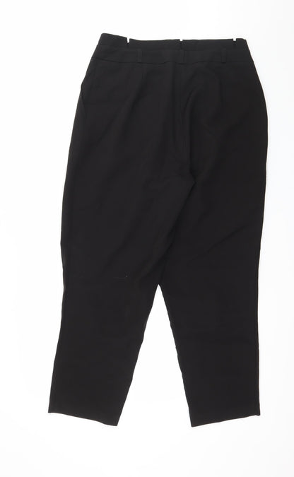 New Look Womens Black   Trousers  Size 12 L25 in