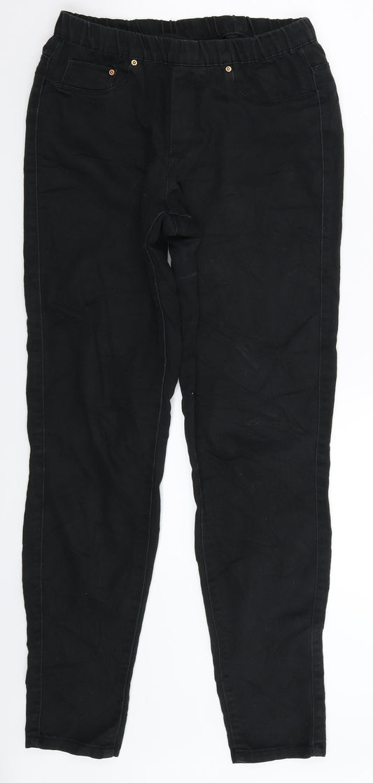 ESMARA Womens Black  Denim Jegging Jeans Size 10 L29 in