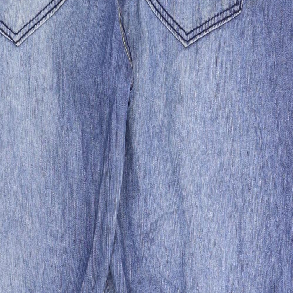 Womens UK Size 28 in RESERVED Slim Fit Straight Blue Jeans