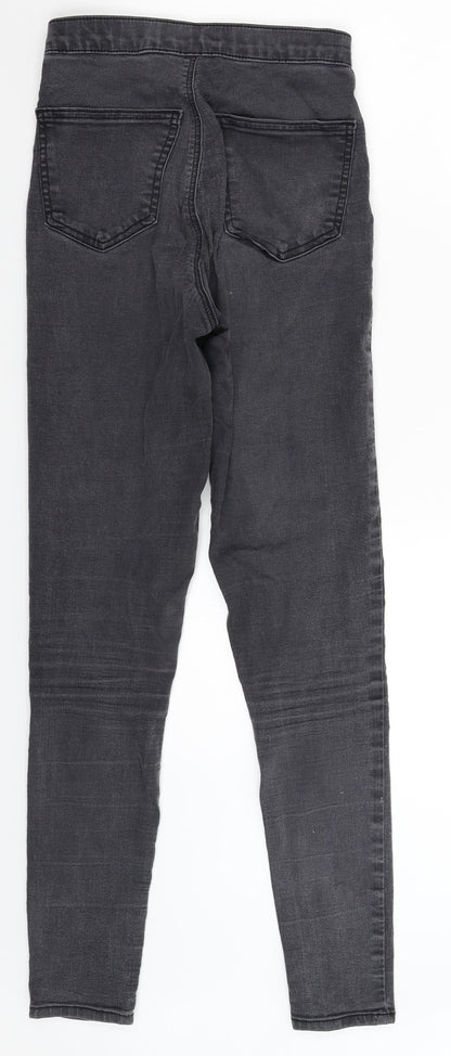 Topshop Womens Black  Denim Jegging Jeans Size 26 in L30 in