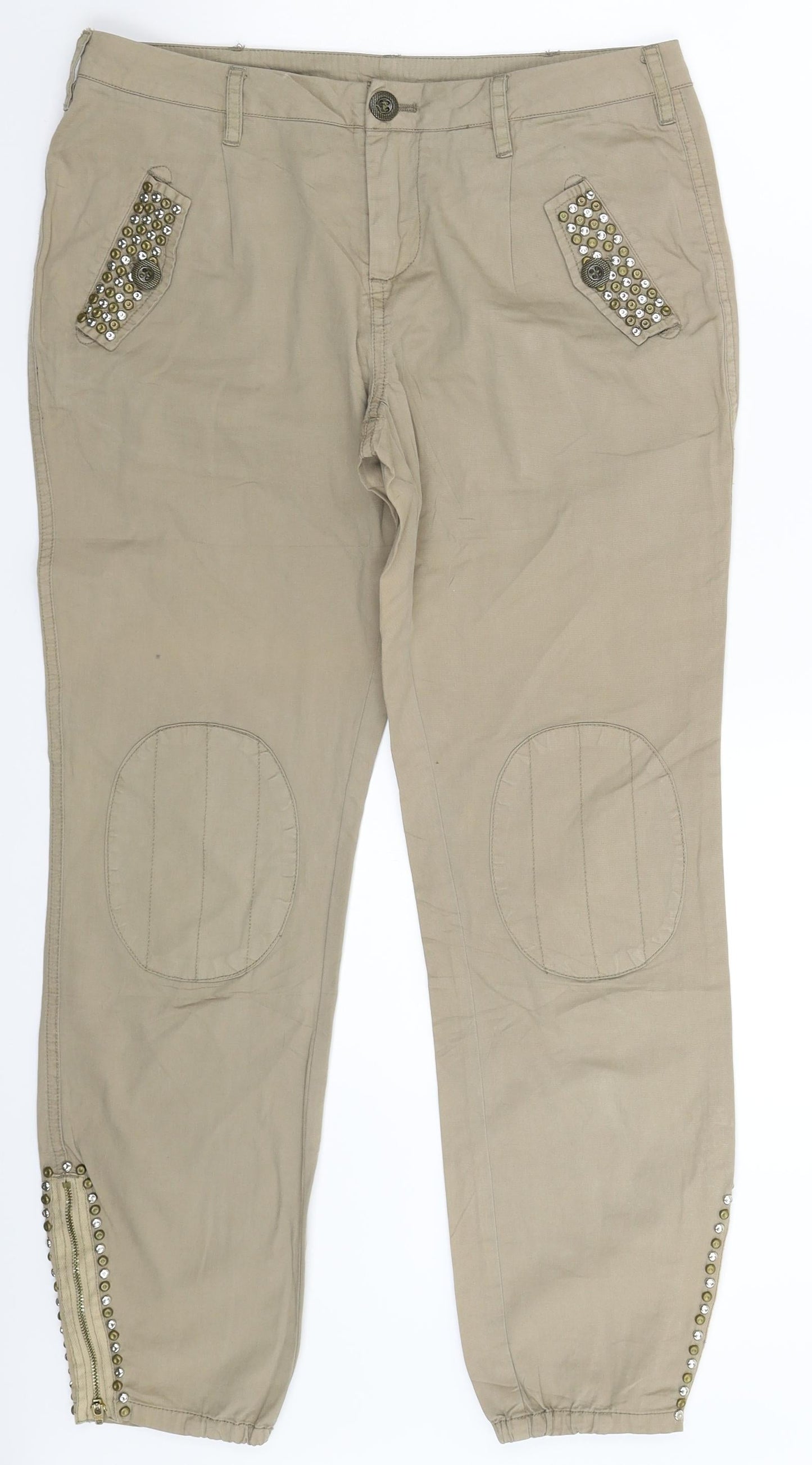 MALVIN Womens Grey   Trousers  Size 30 in L26 in