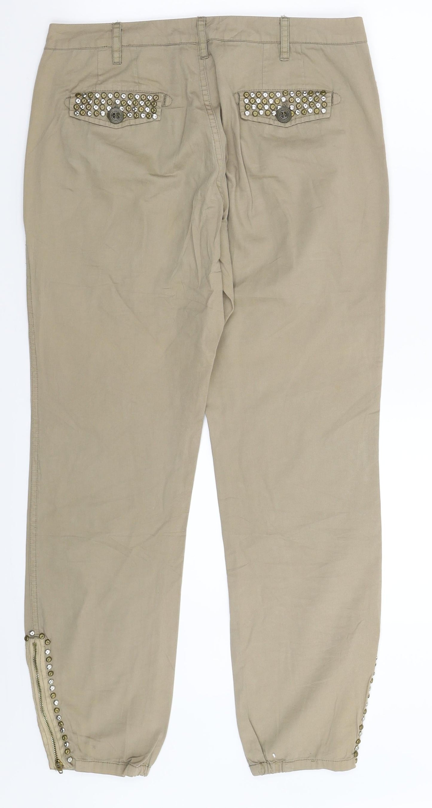 MALVIN Womens Grey   Trousers  Size 30 in L26 in