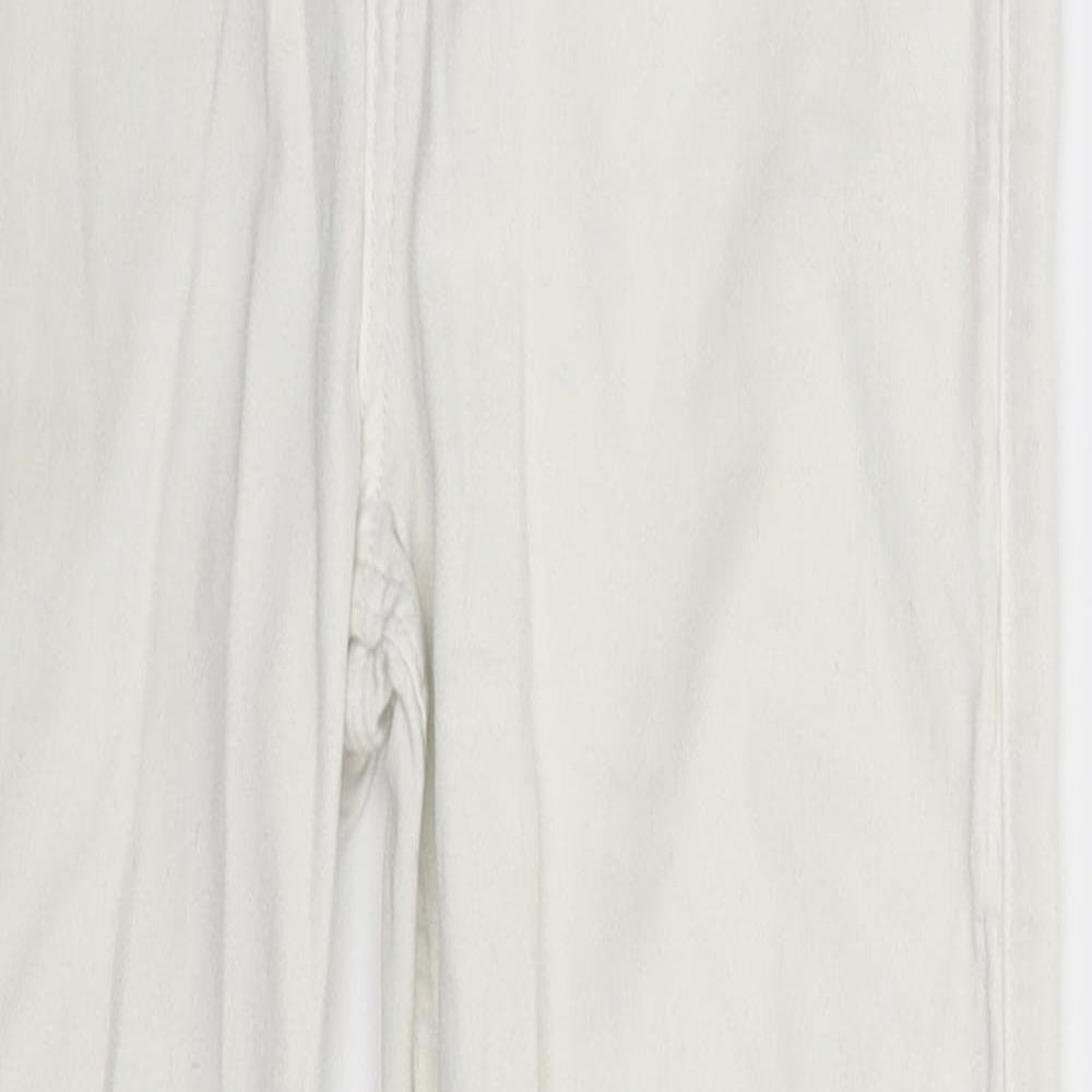 Topshop Womens White  Denim Jegging Jeans Size 28 in L25 in