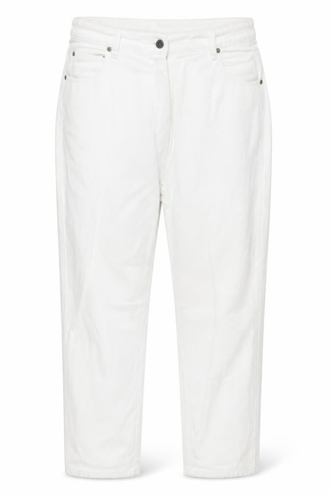 Womens UK Size 16 Brooker Regular Fit Straight White Jeans
