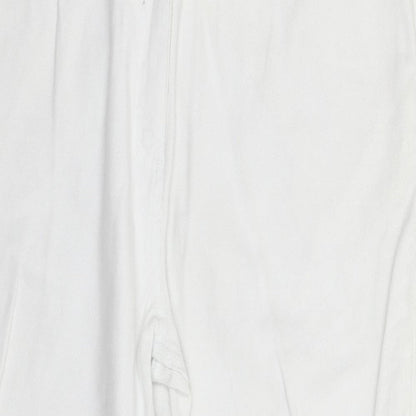 Brooker Womens White  Denim Straight Jeans Size 16 L25 in
