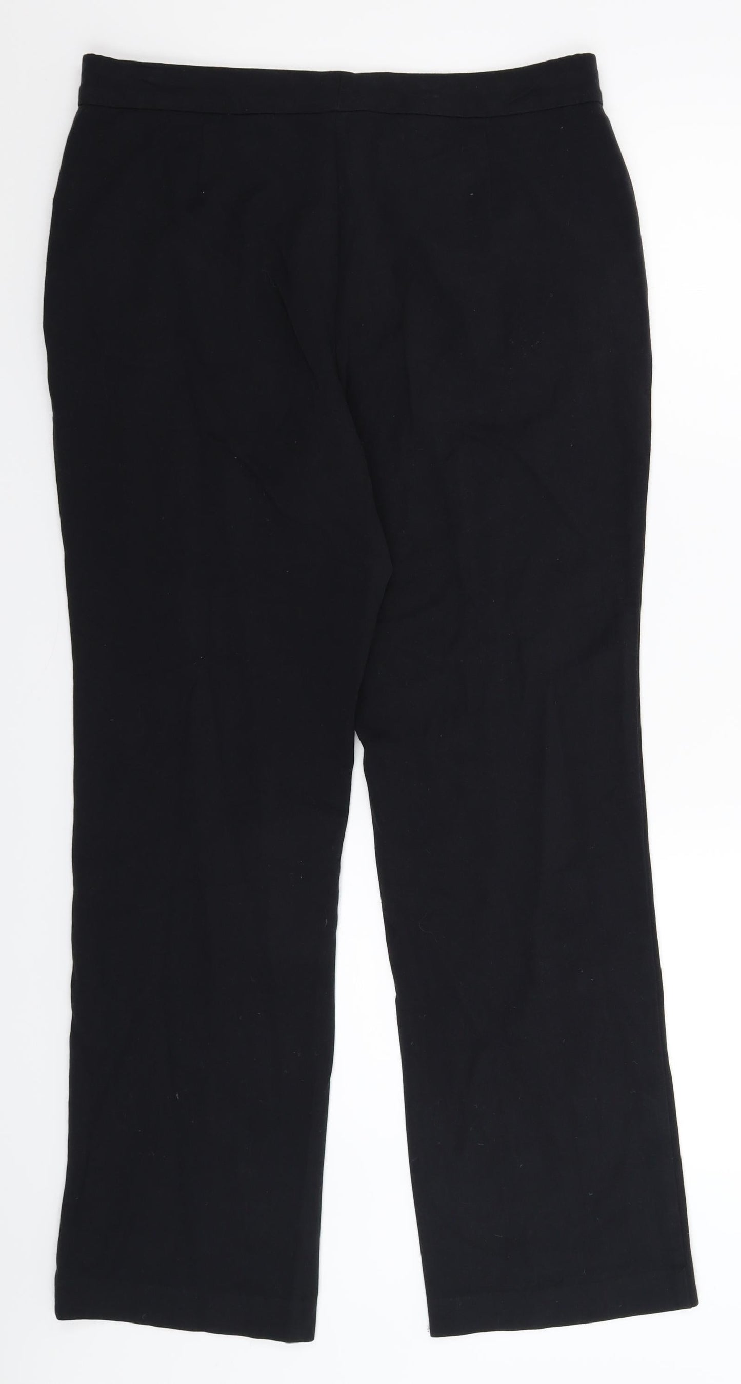 Womens UK Size 12 Marks and Spencer Regular Fit  Blue Trousers