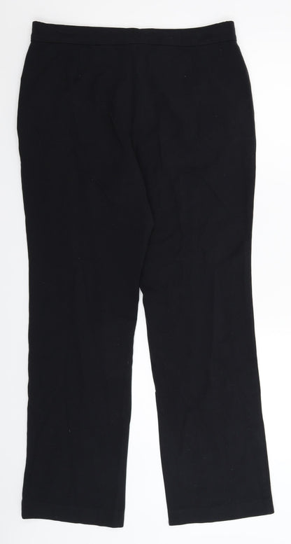 Womens UK Size 12 Marks and Spencer Regular Fit  Blue Trousers
