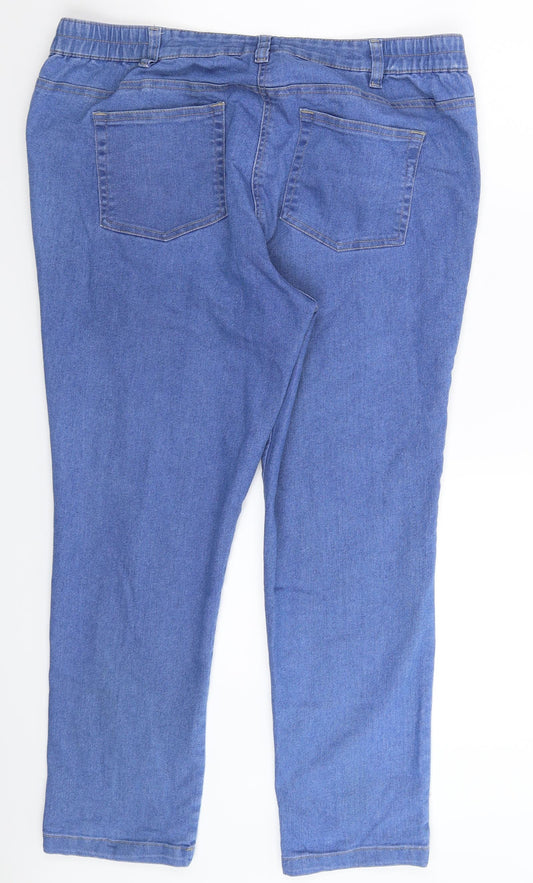 Damart Womens Blue  Denim Straight Jeans Size 36 in L27 in