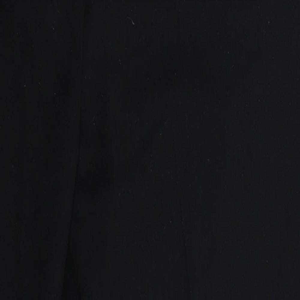 Womens UK Size 12 Papaya Slim Fit  Black Trousers