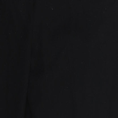 Womens UK Size 12 Papaya Slim Fit  Black Trousers