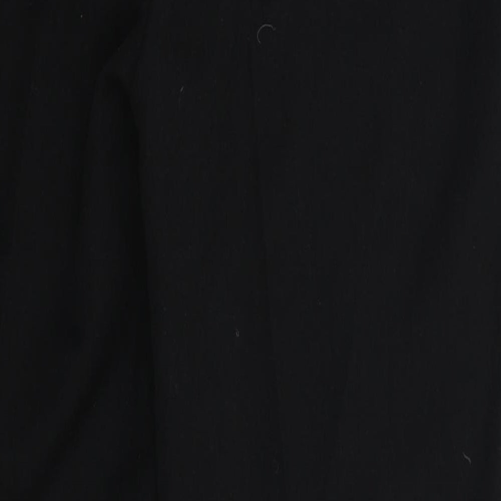 Womens UK Size 12 Papaya Slim Fit  Black Trousers
