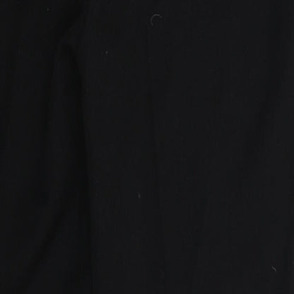 Womens UK Size 12 Papaya Slim Fit  Black Trousers