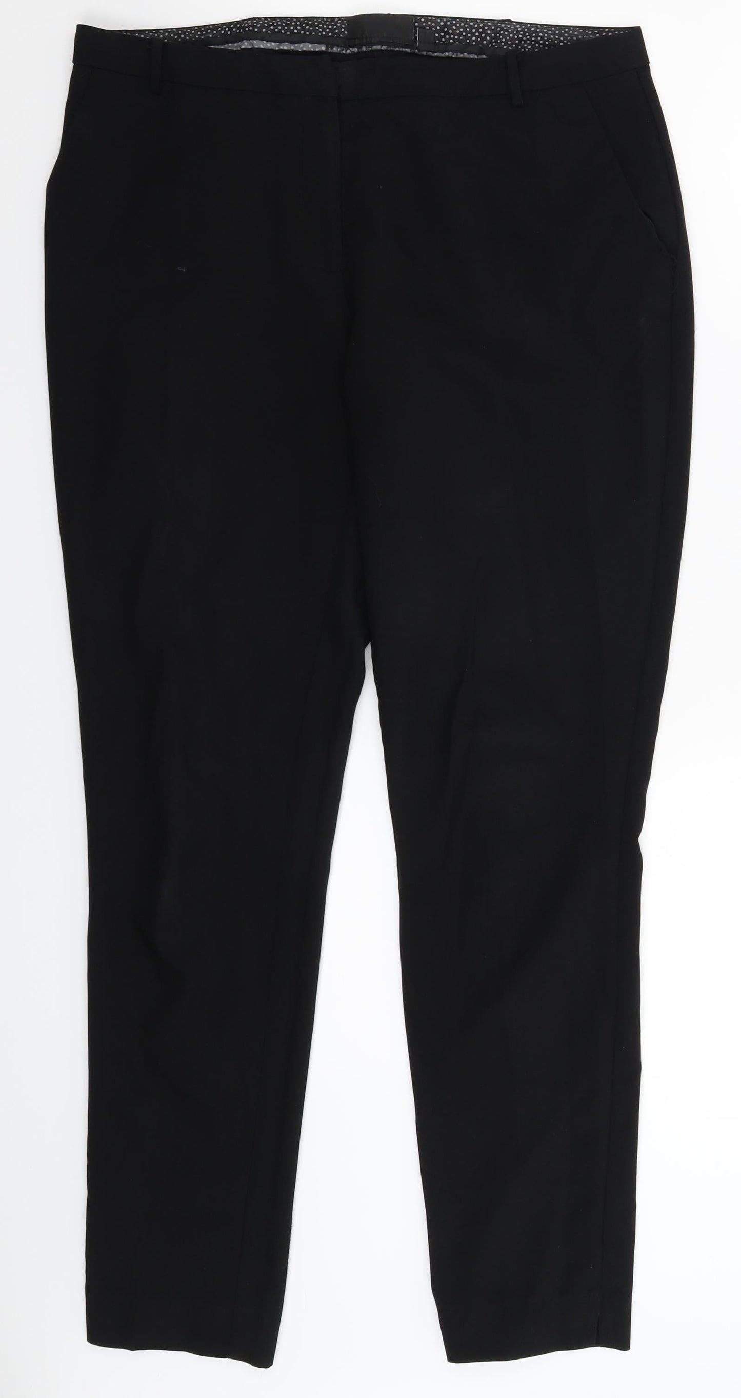 New Look Womens Black   Trousers  Size 12 L29 in