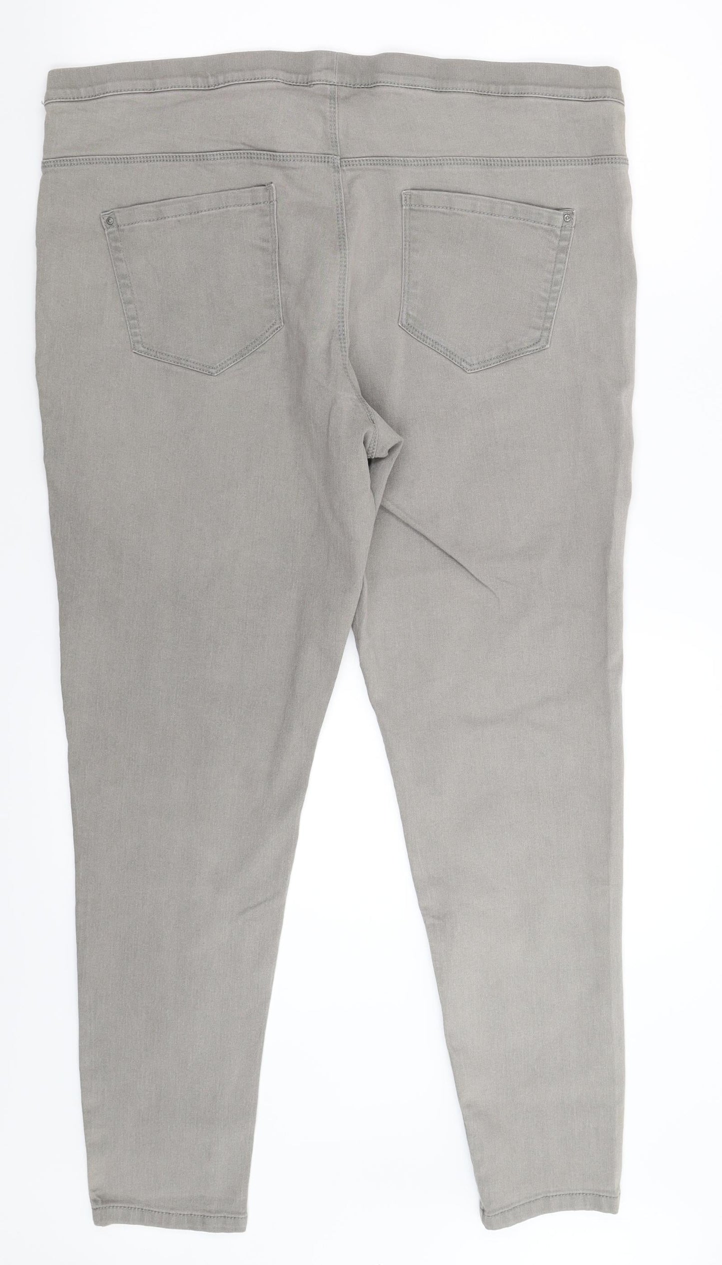 Denim Co Womens Grey  Denim Jegging Jeans Size 20 L30 in