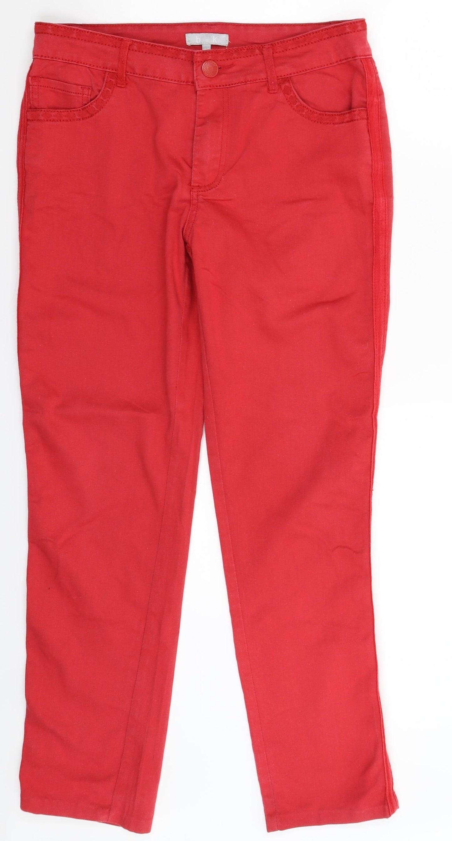 BNK Womens Red  Denim Skinny Jeans Size 30 in L29 in