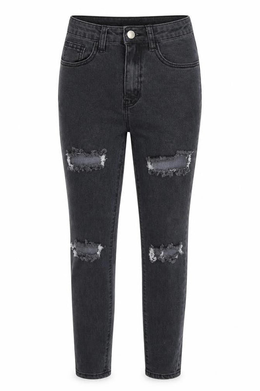 Womens UK Size S Momokrom Extra-Slim Fit Jegging Grey Jeans