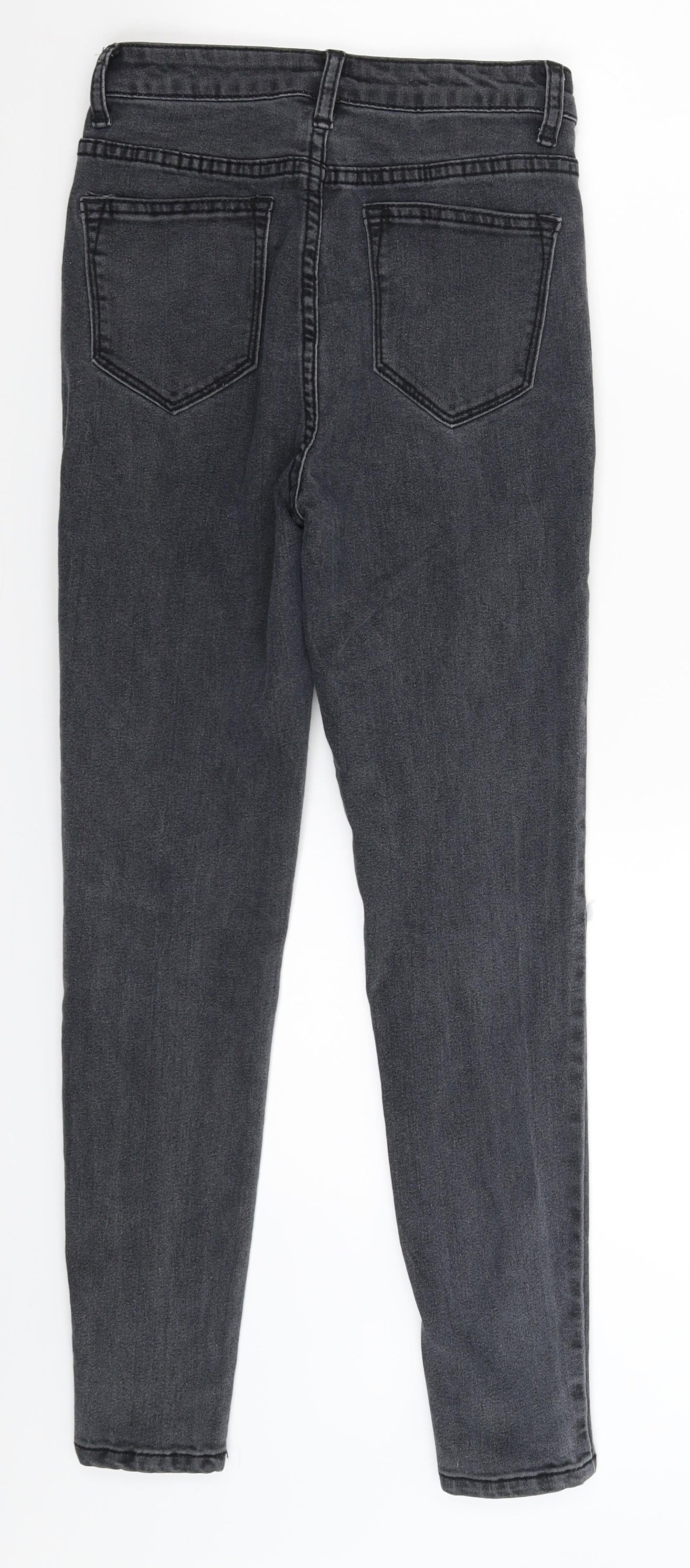Womens UK Size S Momokrom Extra-Slim Fit Jegging Grey Jeans