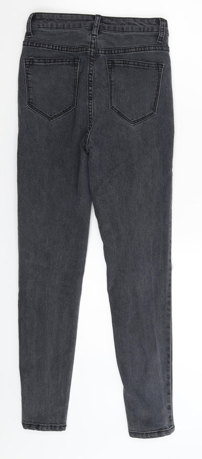 Womens UK Size S Momokrom Extra-Slim Fit Jegging Grey Jeans