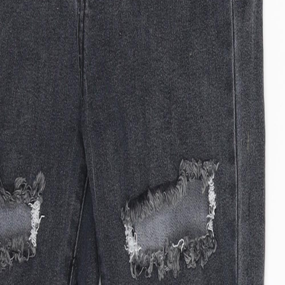 Womens UK Size S Momokrom Extra-Slim Fit Jegging Grey Jeans