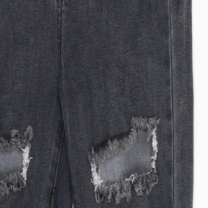 Womens UK Size S Momokrom Extra-Slim Fit Jegging Grey Jeans