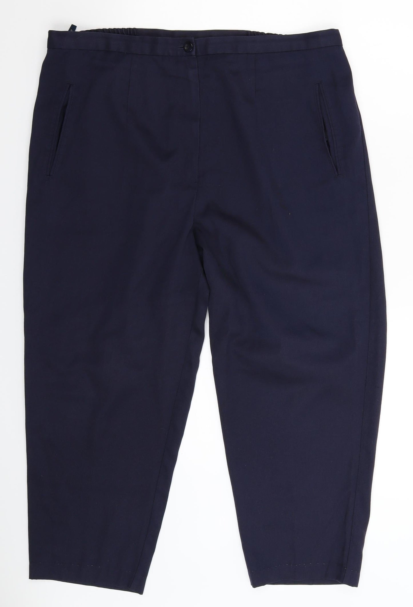 Womens UK Size 36 in essence Regular Fit  Blue Trousers