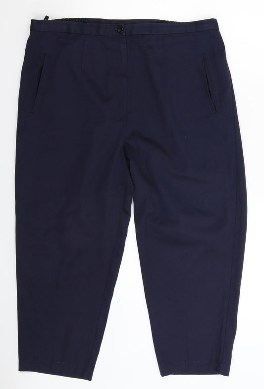 essence Womens Blue   Trousers  Size 36 in L25 in
