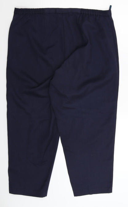 Womens UK Size 36 in essence Regular Fit  Blue Trousers