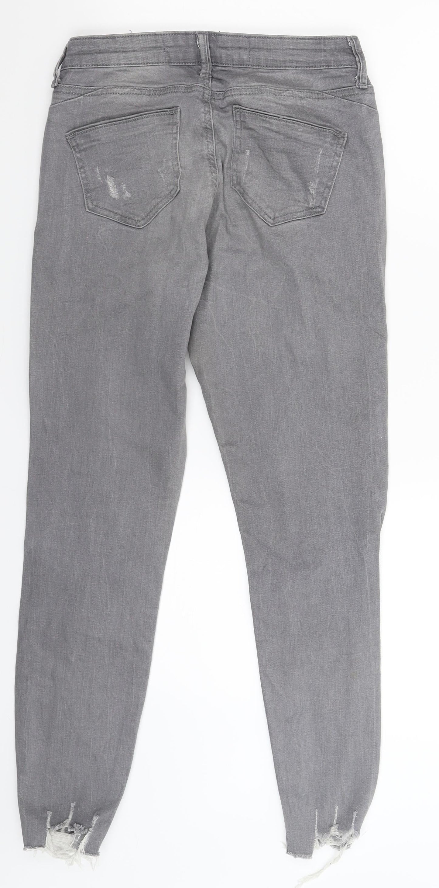 Denim Co Womens Grey  Denim Jegging Jeans Size 10 L27 in