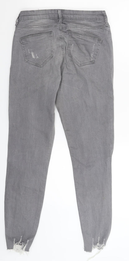 Denim Co Womens Grey  Denim Jegging Jeans Size 10 L27 in