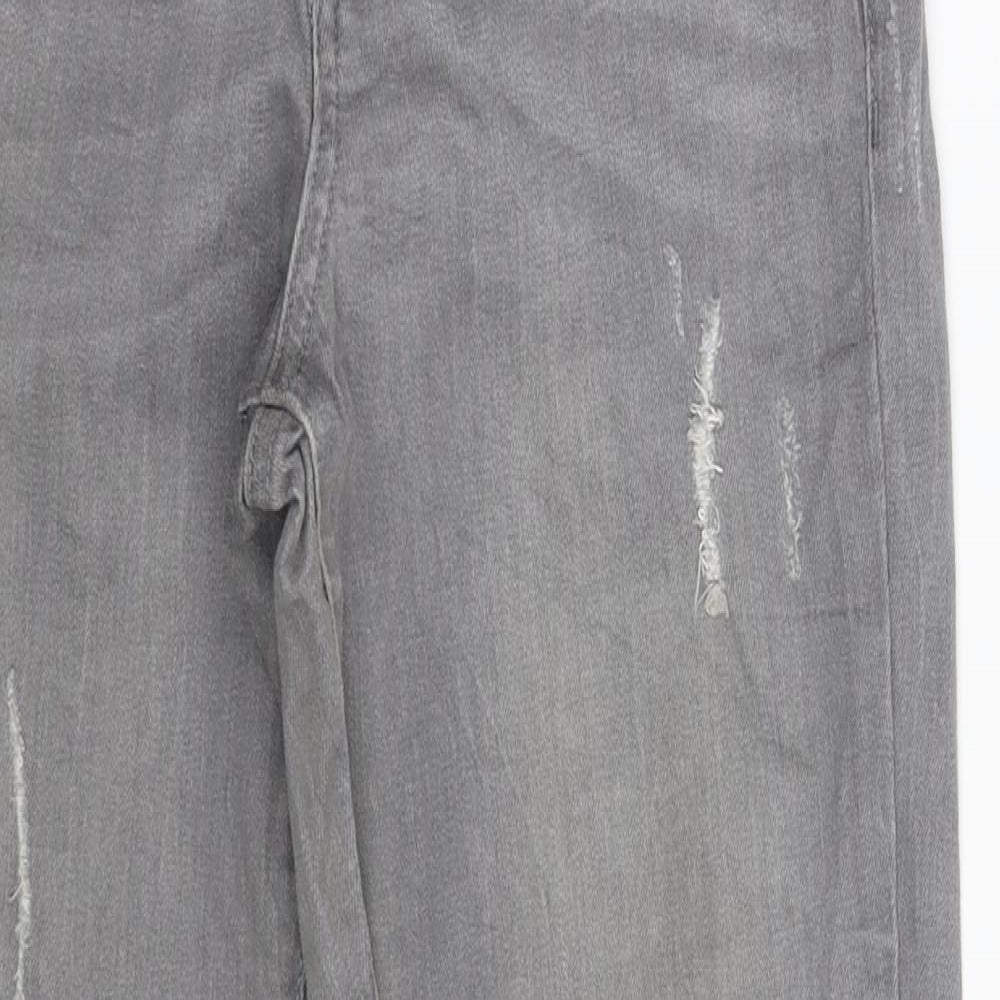 Denim Co Womens Grey  Denim Jegging Jeans Size 10 L27 in