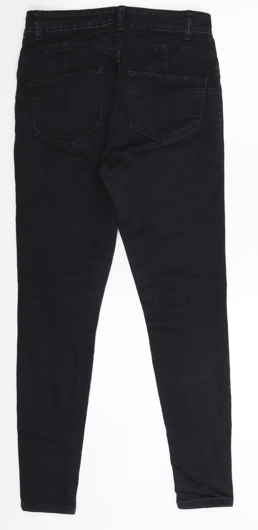 Denim Co Womens Black  Denim Skinny Jeans Size 10 L28 in