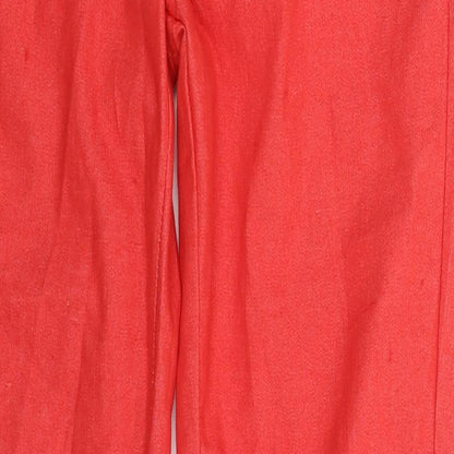 Denim Co Womens Red  Denim Jegging Jeans Size 12 L31 in